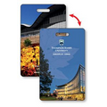 Lenticular Luggage Tag .040 (2.125" x 3.375") Full Color Custom Flip Imprint on front